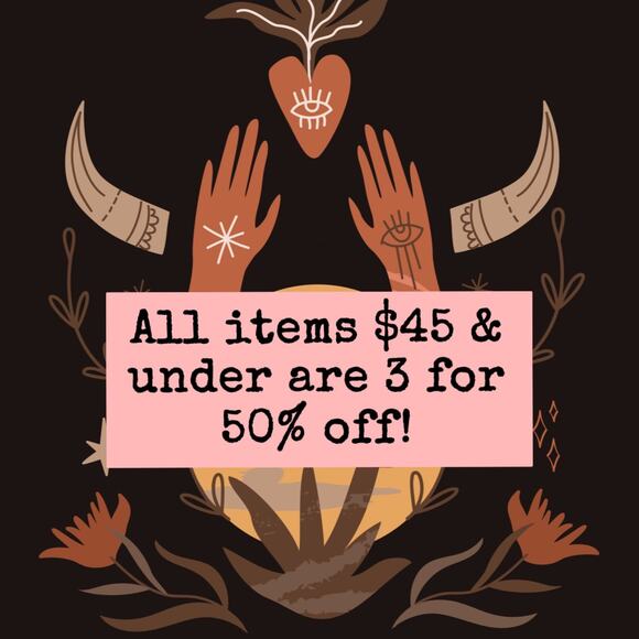 All items $45 & under are 3 for 50% off! - Picture 4 of 8